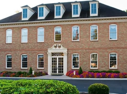 Exterior image of Westover senior living community building